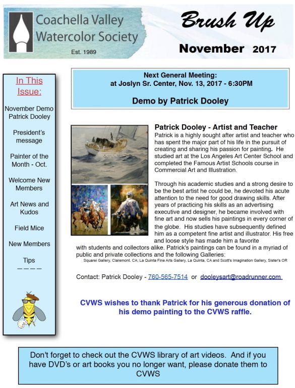 Brush Up Newsletter - November 2017